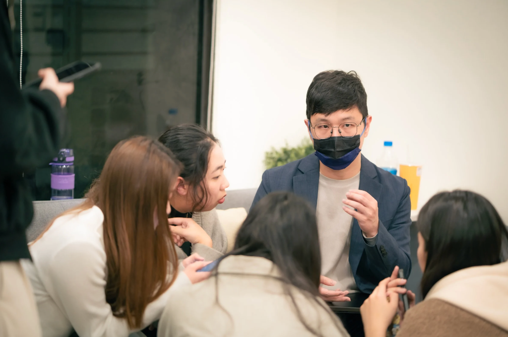 中場休息與學員交流